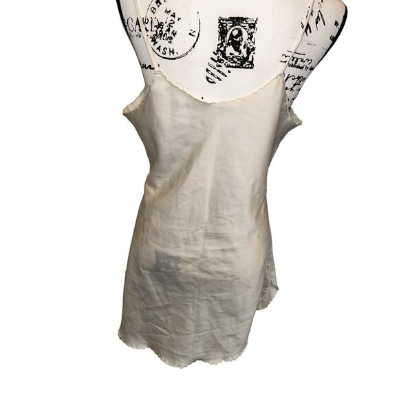 DEENA Vintage Nightgown Womens Medium‎ Babydoll Lace Straps USA Made Ivory Lace - Picture 5 of 8